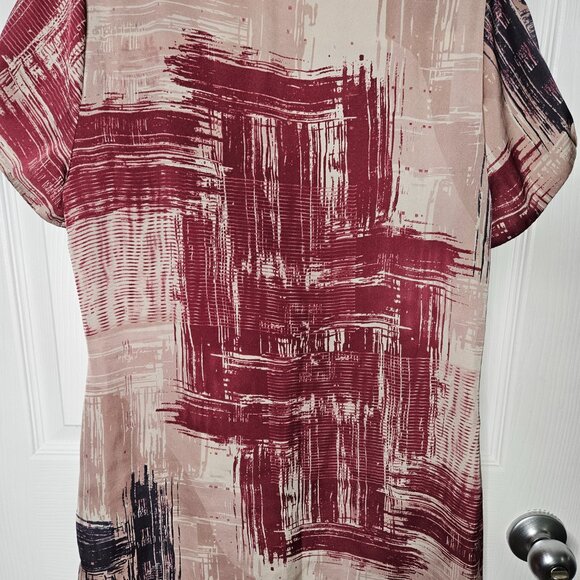 Marks & Spencer Tunic Blouse silk like fabric Size UK 10 - Picture 4 of 8